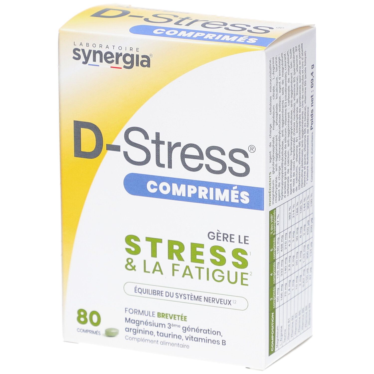 D-Stress Synergia D-Stress® Comprimé(S) 80 Pc(S)
