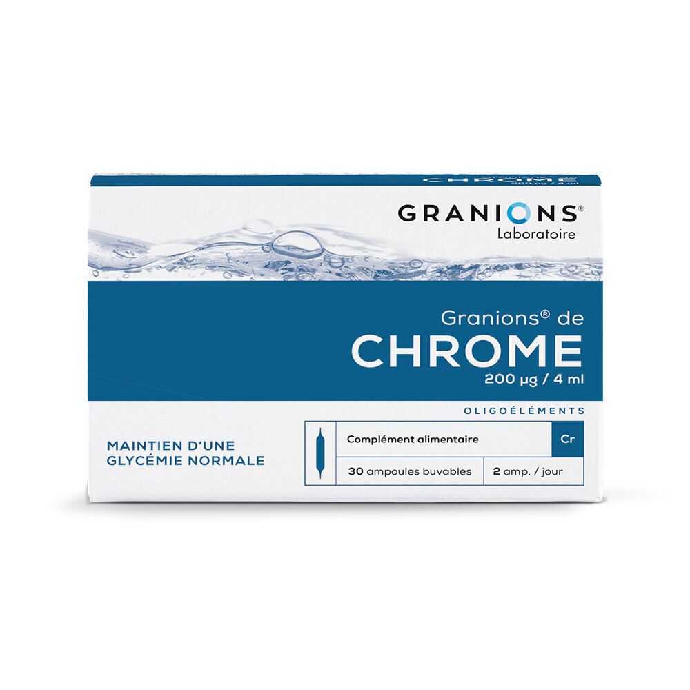 Granions Granions® De Chrome Ampoule(S) Buvable(S) 30 Pc(S)