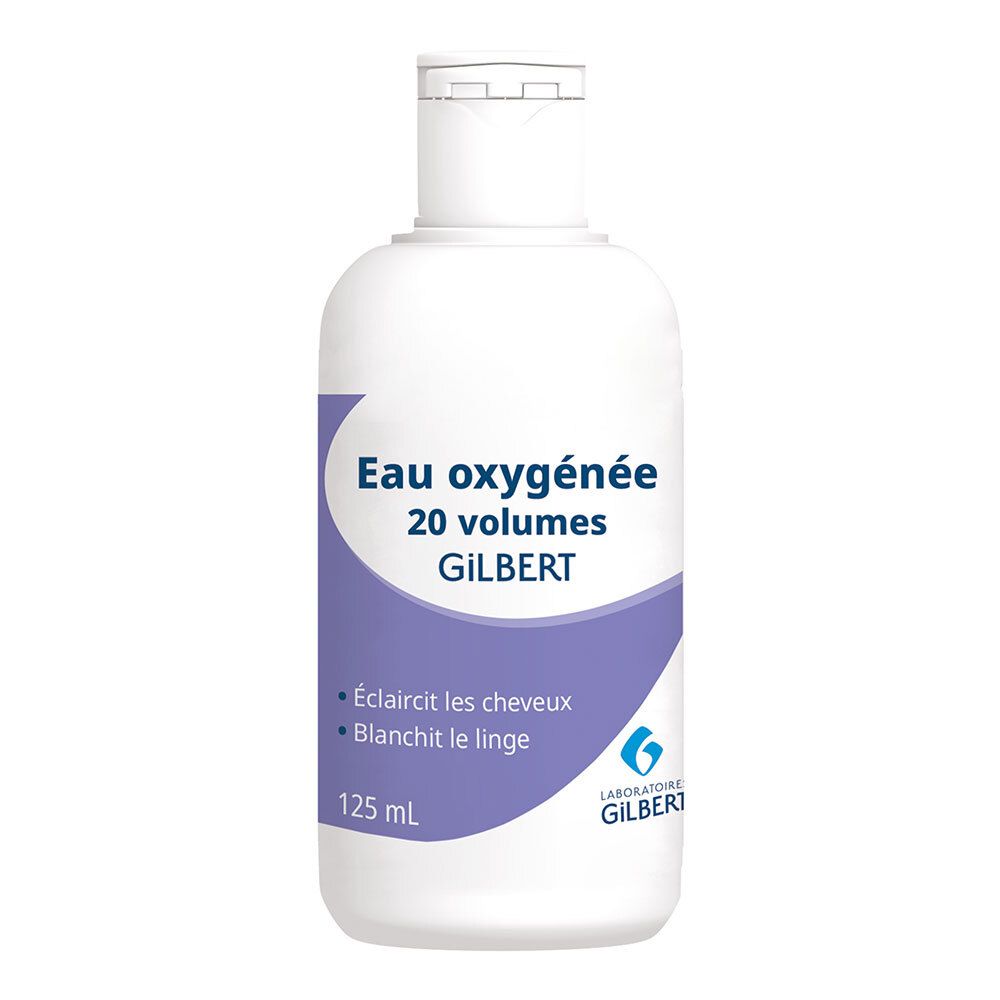 Gilbert Eau Oxygénée 20 Volumes - Eau Oxygénée Stabilisée À Volumes. Fl 125 Ml Solution(S)