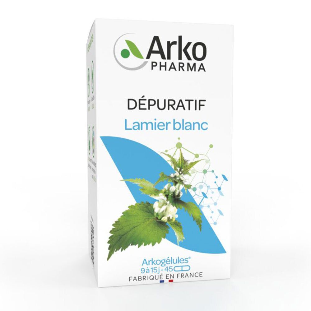 Arkopharma Blanc Arkogélules Lamier 4 Dépuratif 45 Gelules - Image 3