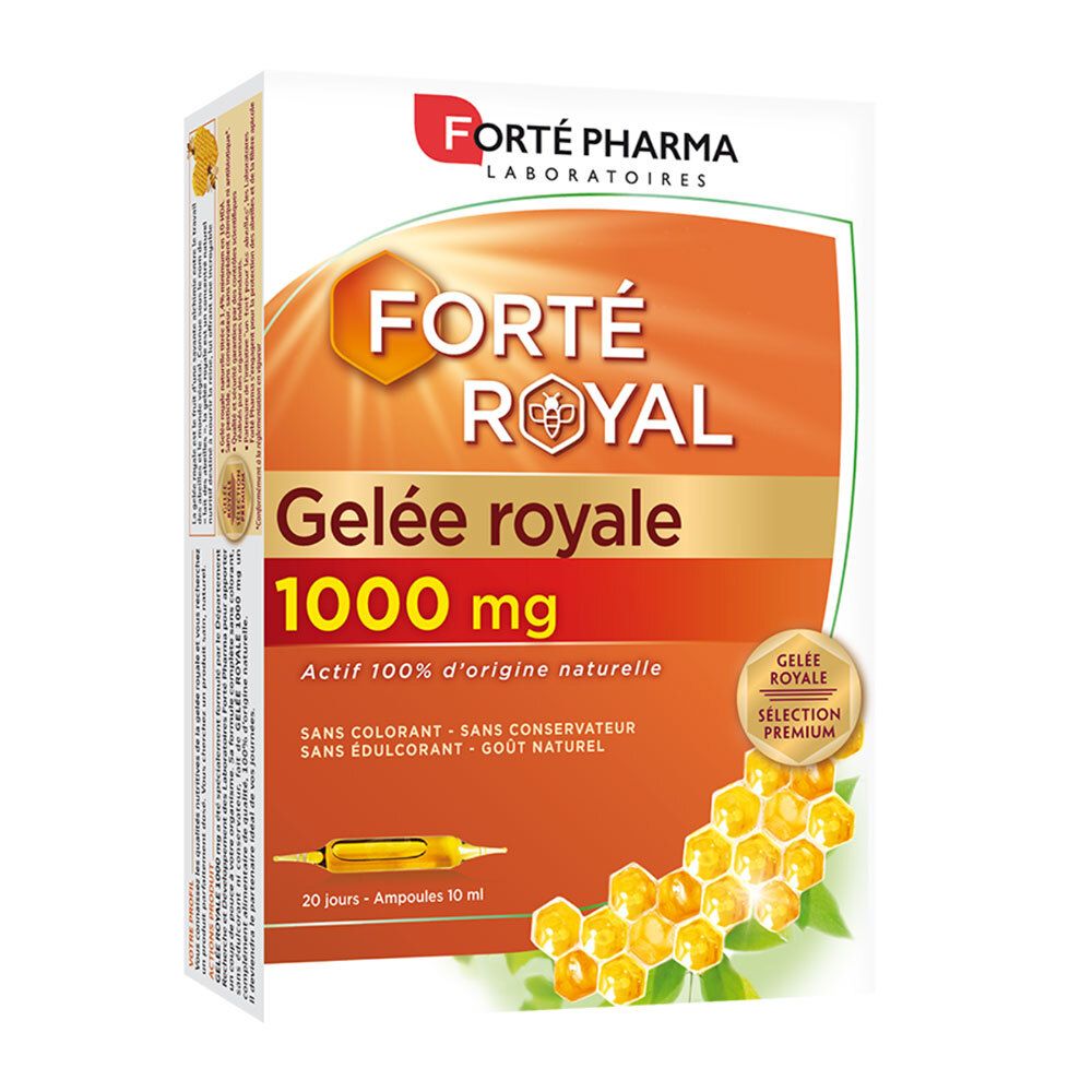 Forté Pharma Gelée Royale 1000 Mg Ampoule(S) Buvable(S) 20 Pc(S) Enfants