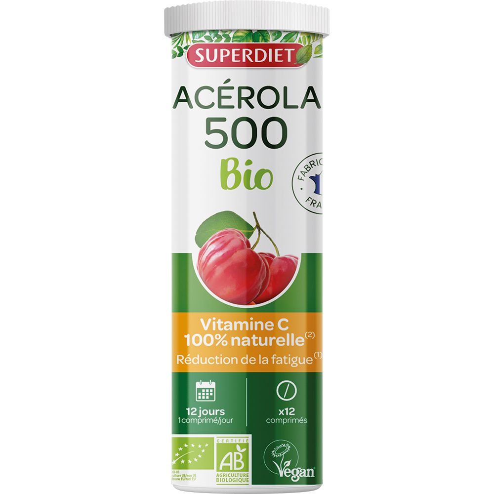 Super Diet Acérola 500 bio Comprimé(S) 12 pc(s)