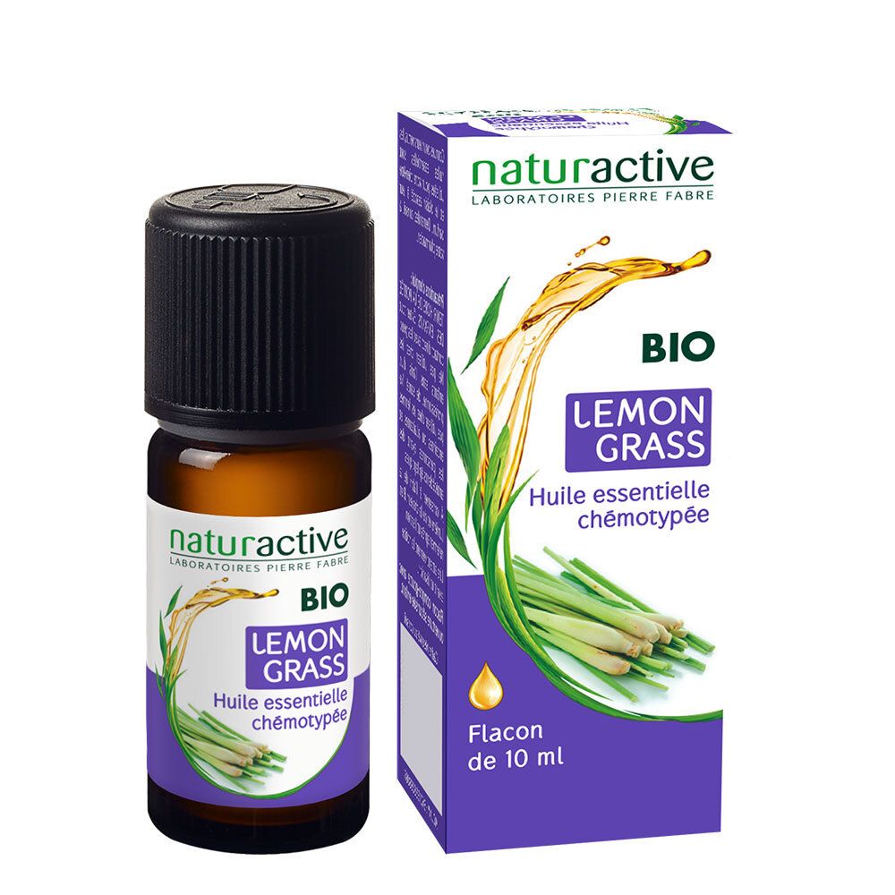 Naturactive Lemon Grass Huile Essentielle Bio 10 Ml Enfants