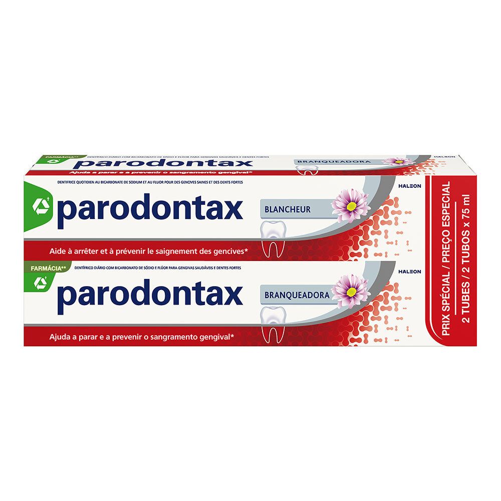 Parodontax dentifrice blancheur Dentifrice(S) 2x75 ml