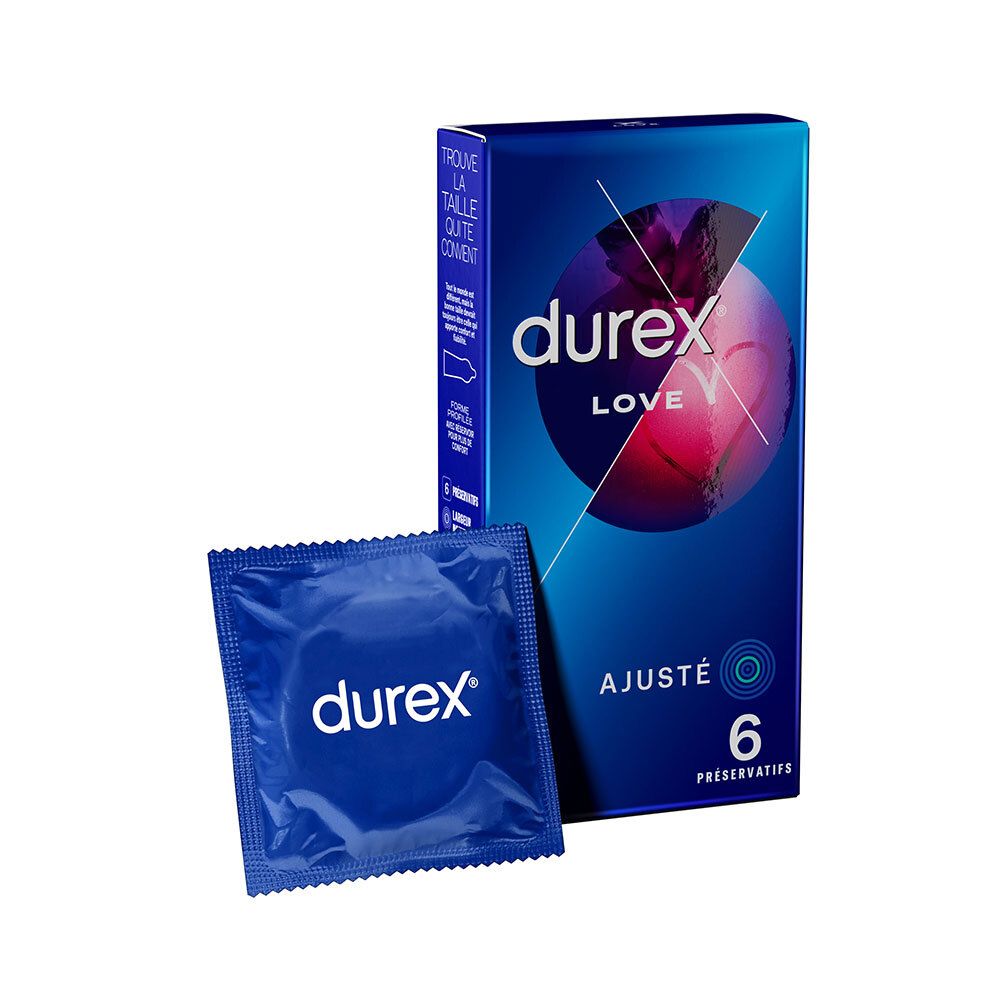 Durex Préservatifs Love - 6 Faciles À Mettre Préservatif(S) Pc(S)