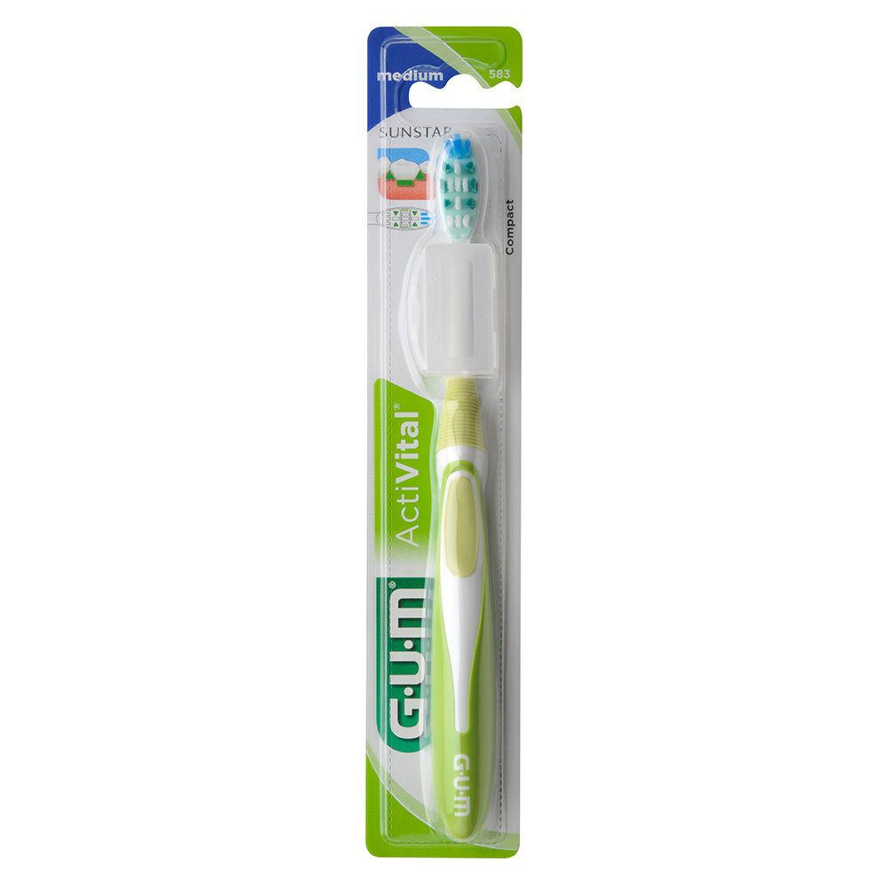 Gum Gum® Activital Brosse À Dents Medium Brosse(S) À Dents 1 Pc(S)