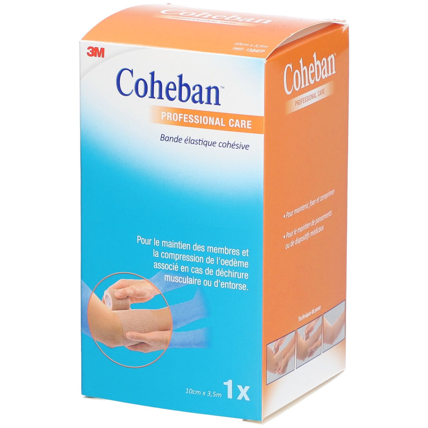 3M Cohéban bande cohésive chair 3,5 m x 10 cm 1 pc(s) Bandage(S)