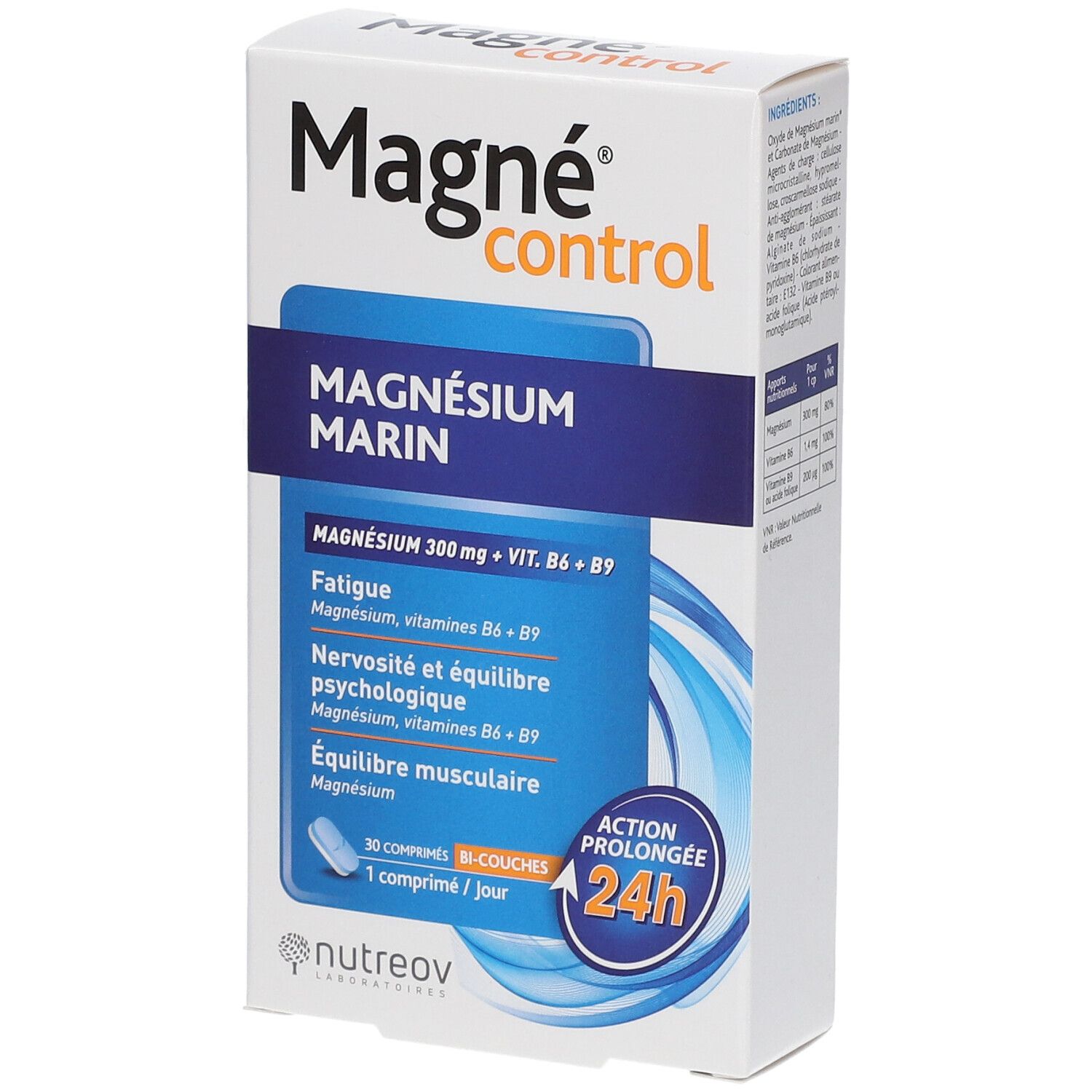 Nutreov Magné® Control Magnésium 3000 Mg + Vitamine B6 Comprimé(S) 30 Pc(S) Enfants