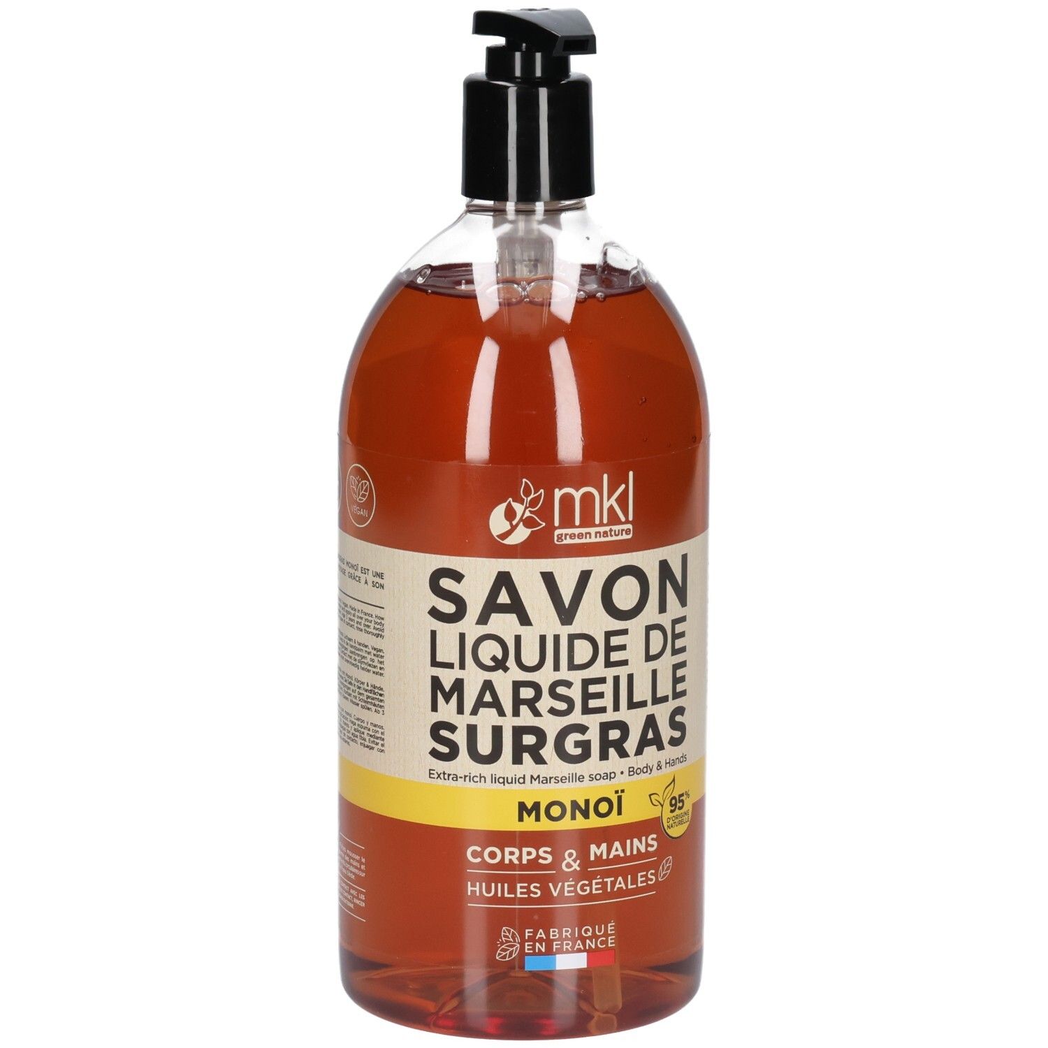 Mkl Savon Liquide De Marseille Au Monoï Liquide 1000 Ml - Image 1