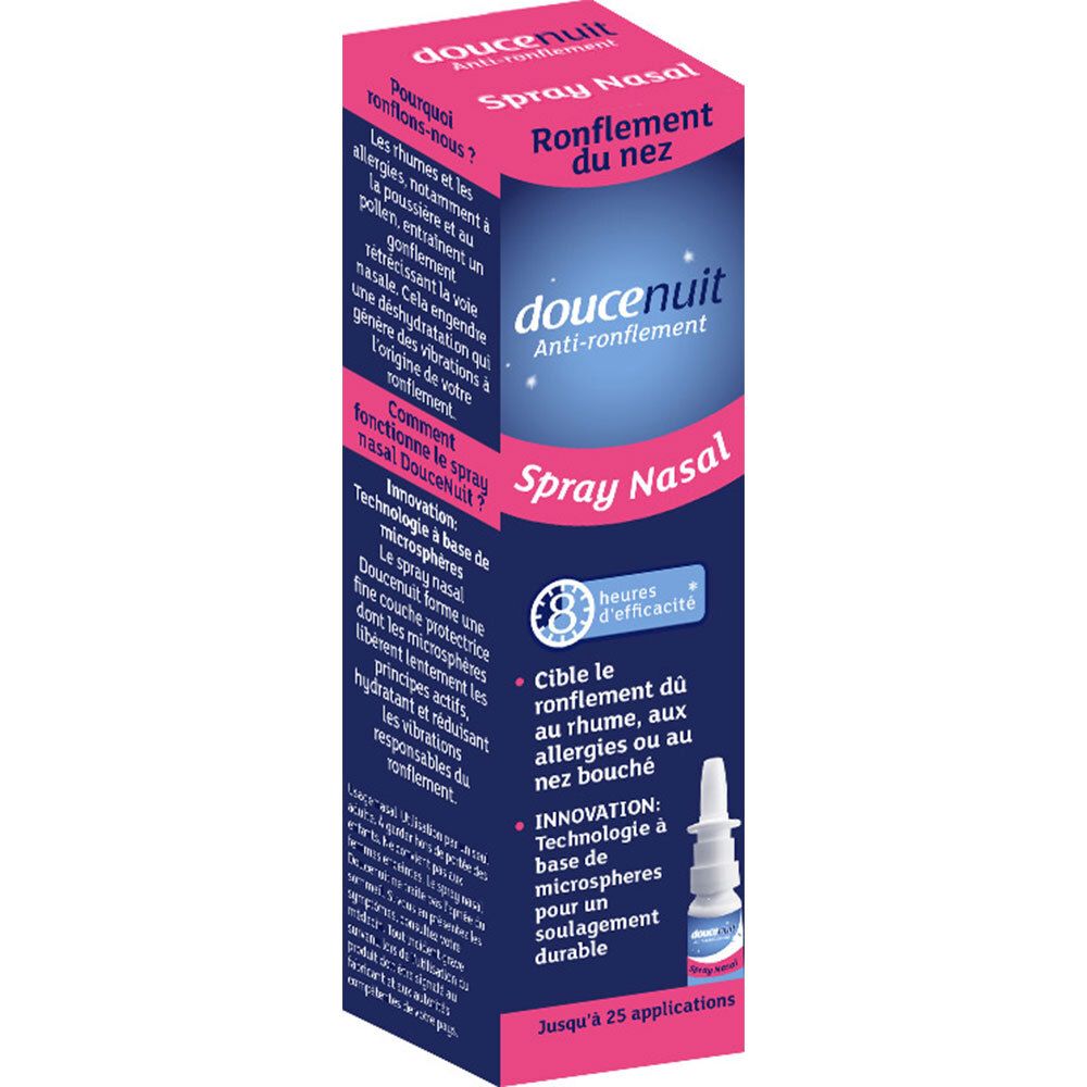Doucenuit Douce Nuit Spray Nasal Anti-Ronflement Nasal 10 Ml