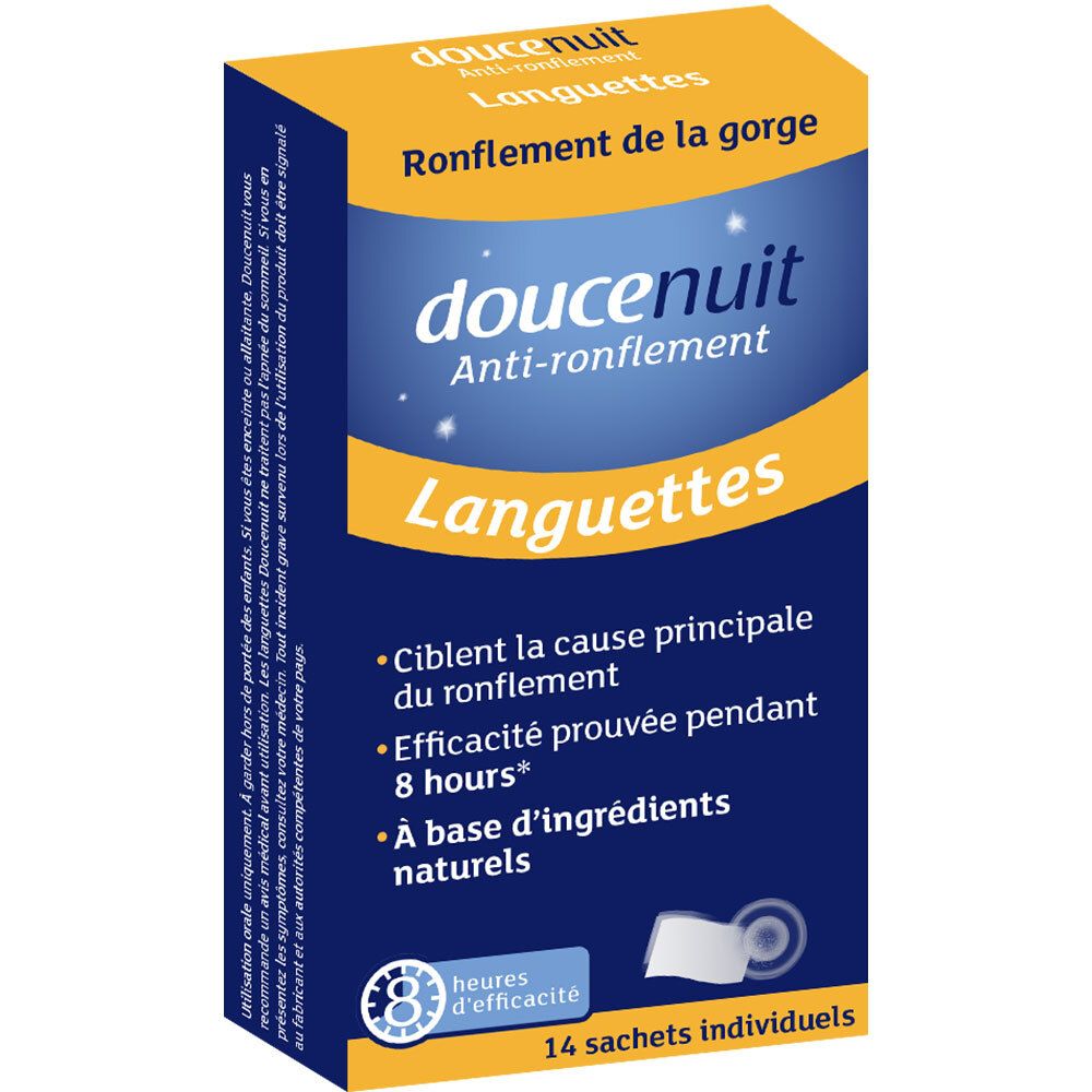 Doucenuit Douce Nuit Languettes Anti-Ronflement Sachet(S) 14 Pc(S)