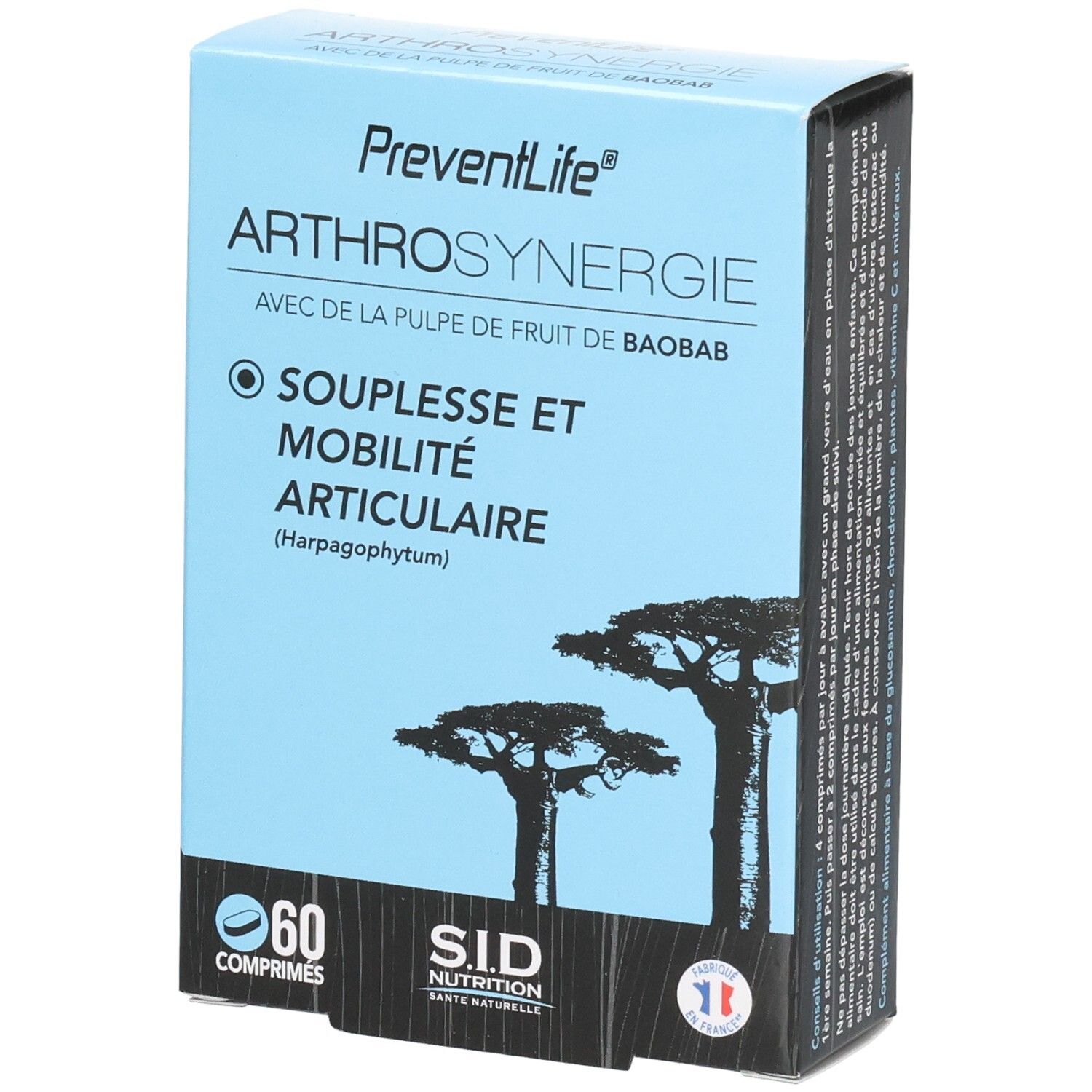 SID Nutrition Preventlife arthrosynergie 60 pc(s) Comprimé(S)