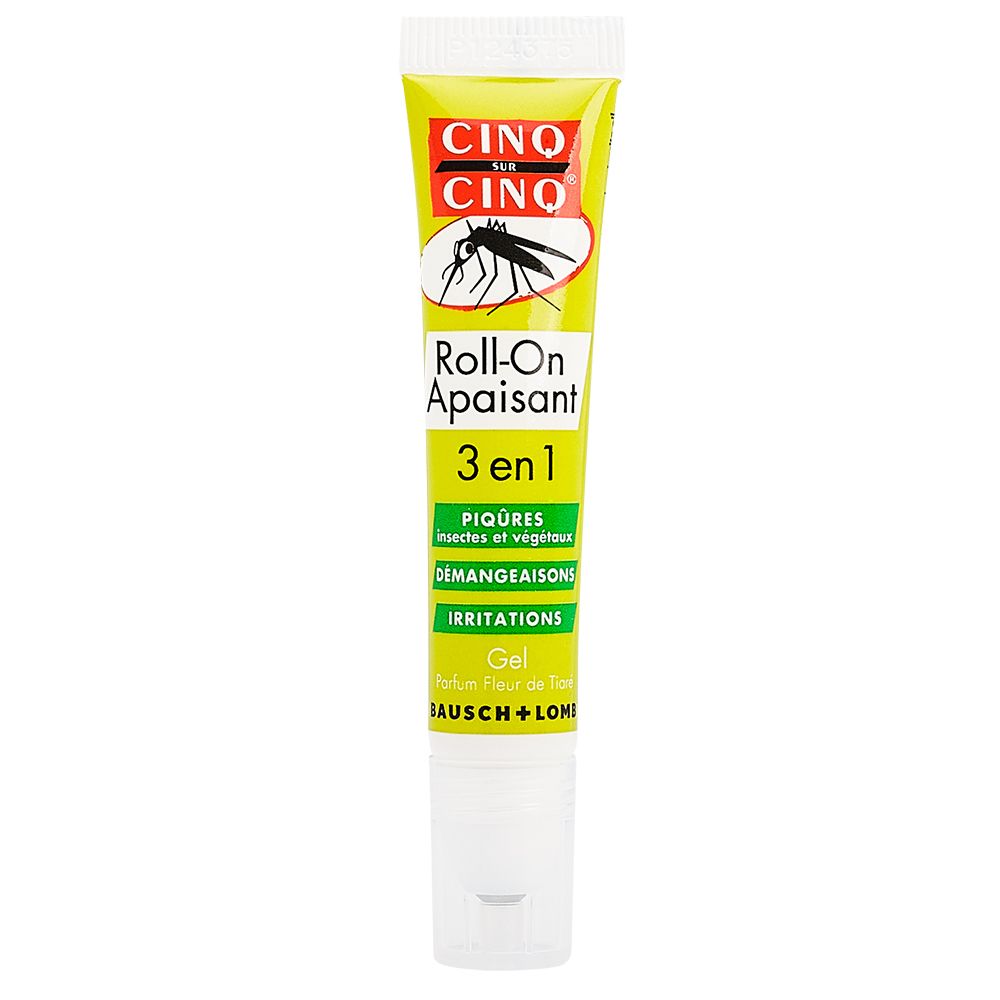 Roll-on Apaisant Piqûre Insectes et Végétaux Cinq sur Cinq 7 ml Rouleau