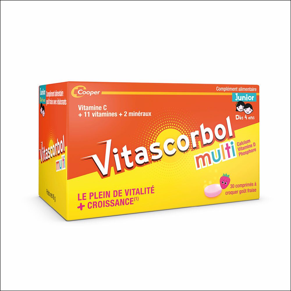 Vitascorbol Multi Junior Comprimés Taille 30 - Image 2