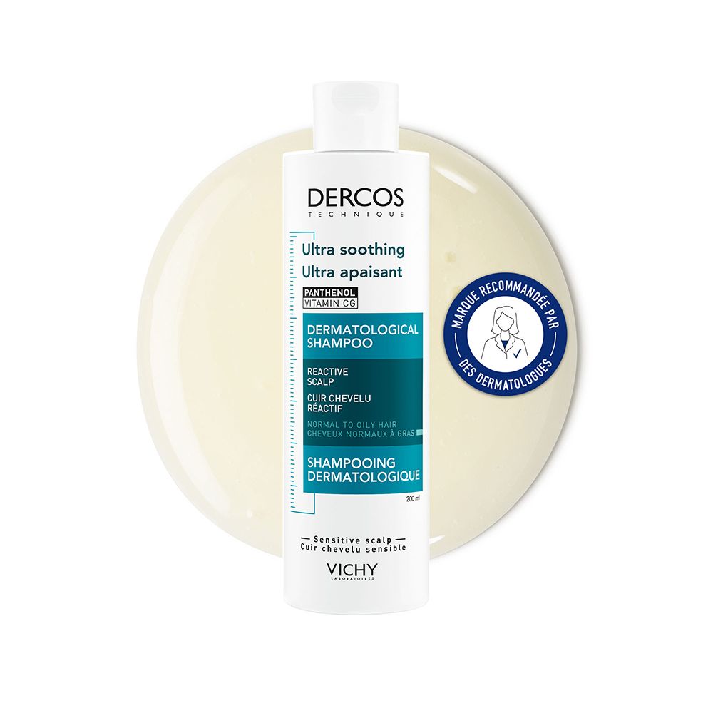 Dercos Technique Shampooing Ultra Apaisant Cheveux Gras 200 ml Shampooing