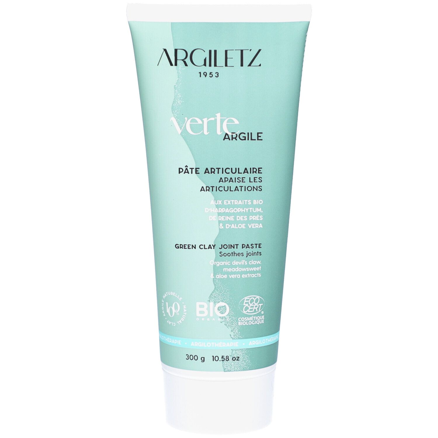 Argiletz Pâte Articulaire Apaisante Argile Verte Crème 300 G