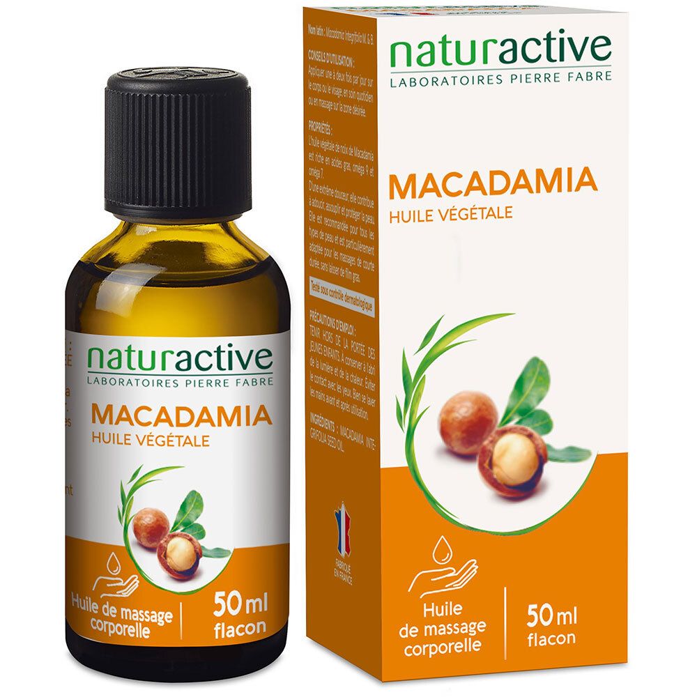 Naturactive Huile Végétale Macadamia 50 Ml