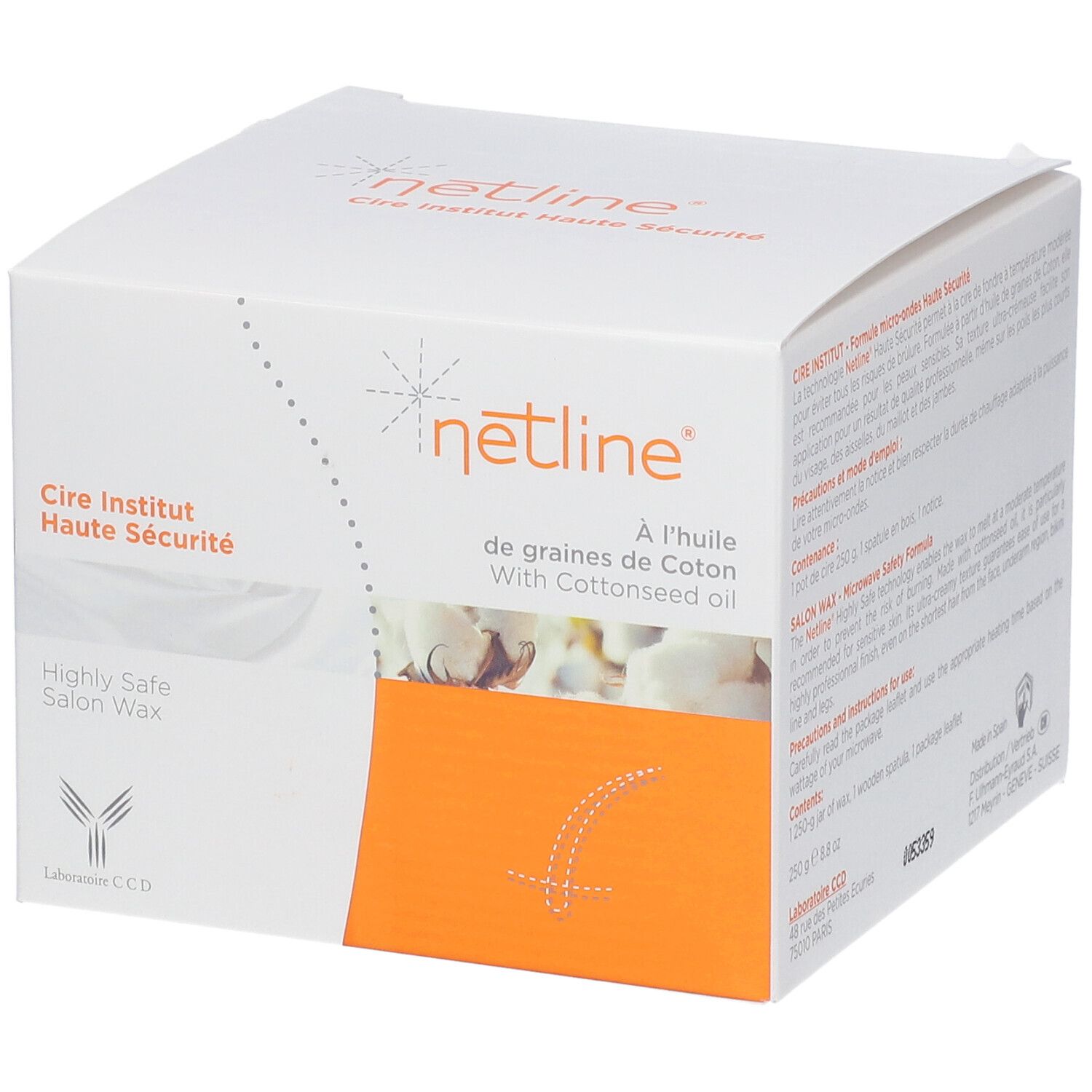 Netline Cire Institut Haute Sécurité 250 g Cire