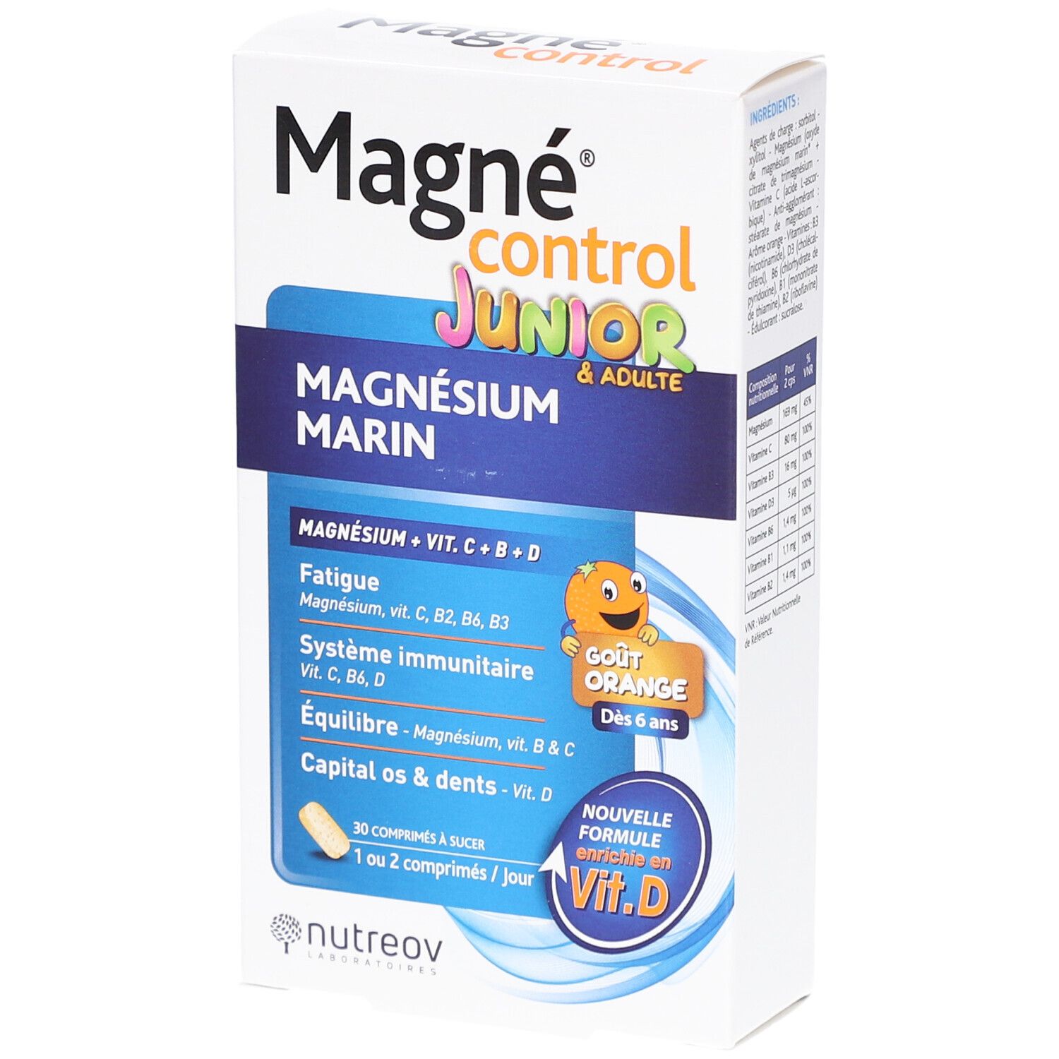 Nutreov Physciene Magné Control Junior Comprimé(S) À Sucer 30 Pc(S) Enfants - Image 1