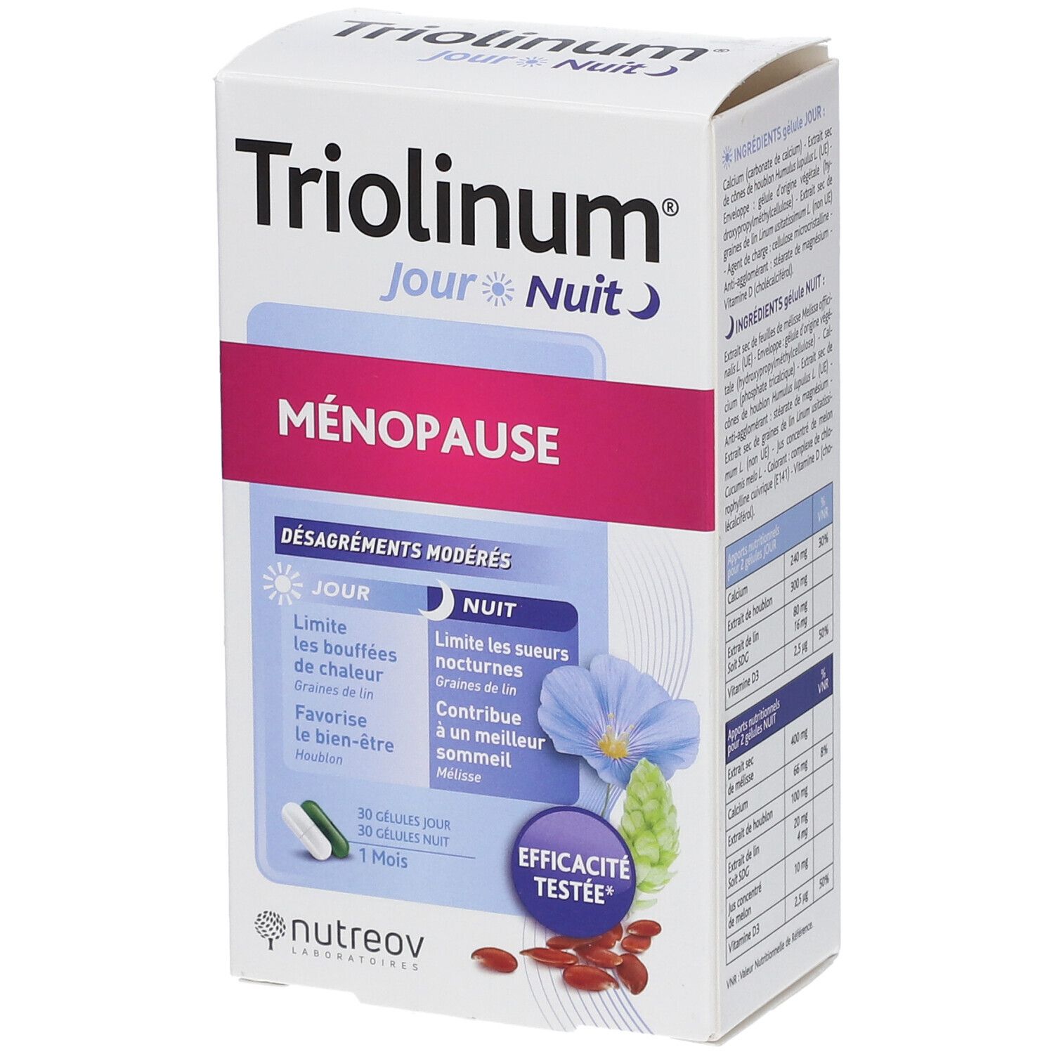 Nutreov Physciene Triolinum® Jour / Nuit Capsule(S) 60 Pc(S)
