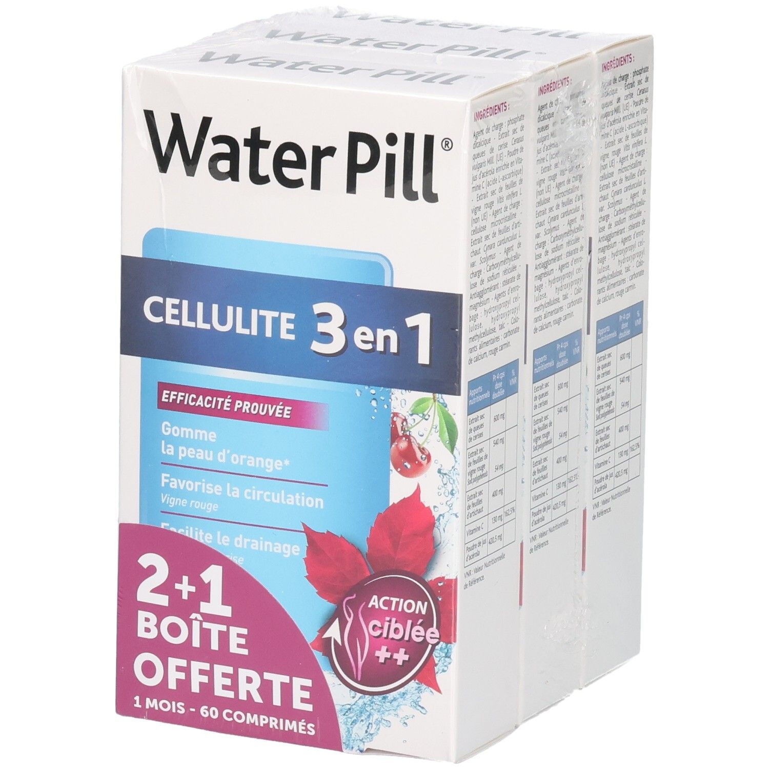 Nutreov Physcience Waterpill® Cellulite Comprimé(S) 3X20 Pc(S)