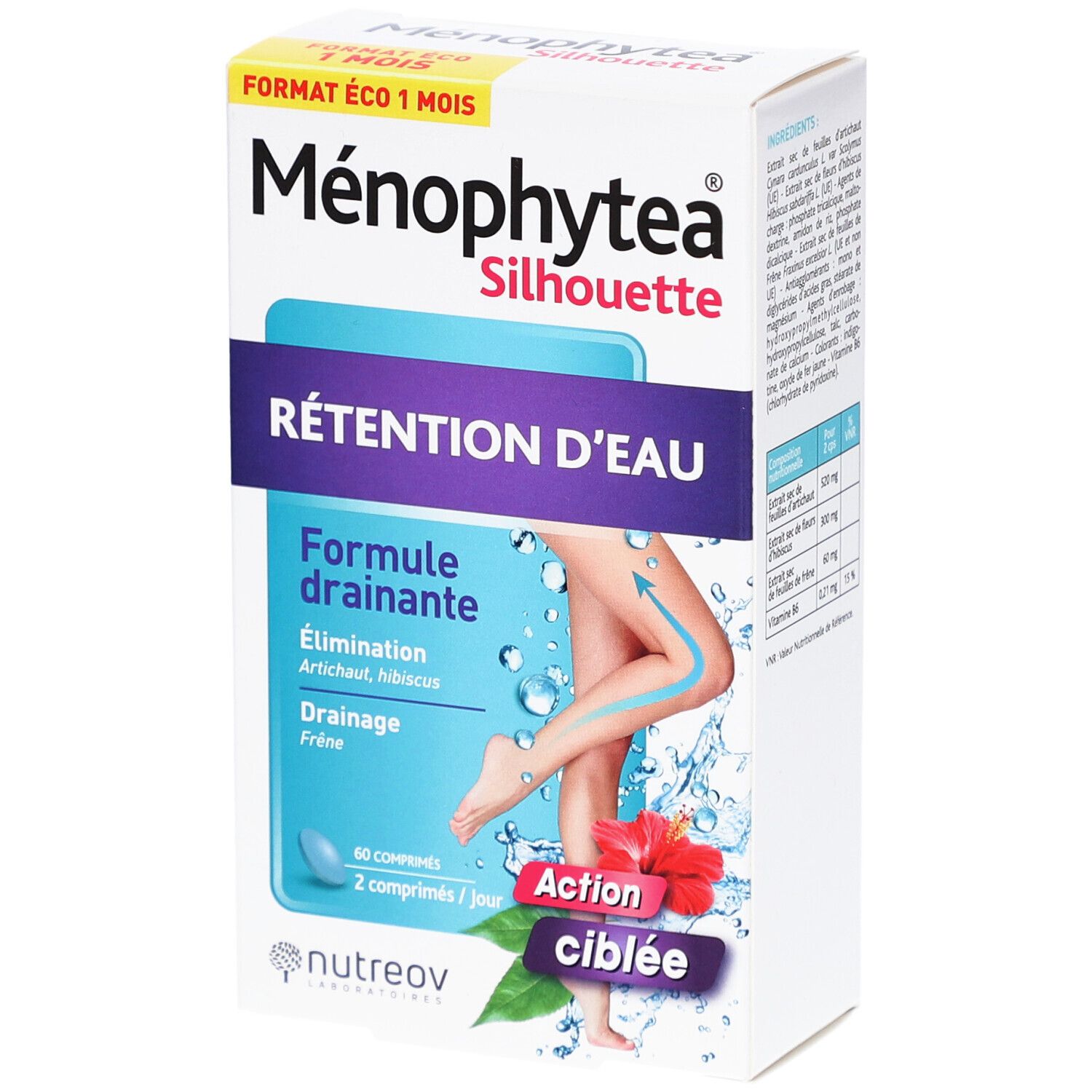 Nutreov Ménophytea® Silhouette Rétention d'Eau Comprimé(S) 60 pc(s)