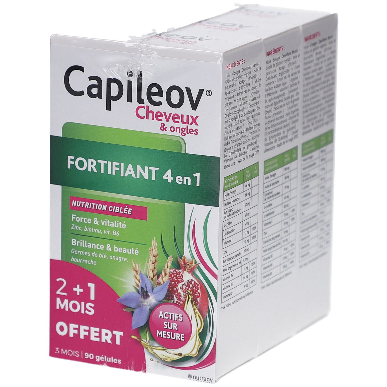 Nutreov Physcience Capileov® Fortifiant Capsule(S) 90 Pc(S) Enfants