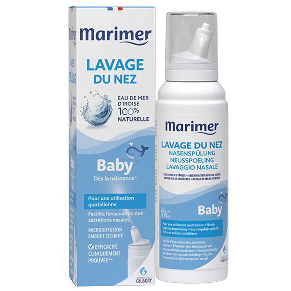 Marimer Baby Lavage du nez Spray Nasal 100 ml