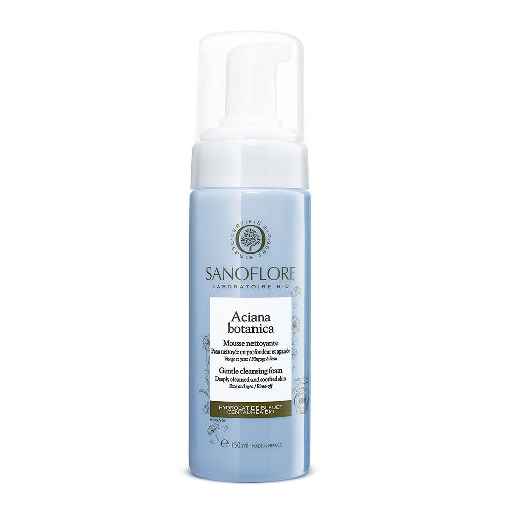 SANOFLORE Aciana botanica Mousse nettoyante visage et yeux certifiée Bio 150 ml Mousse(S)