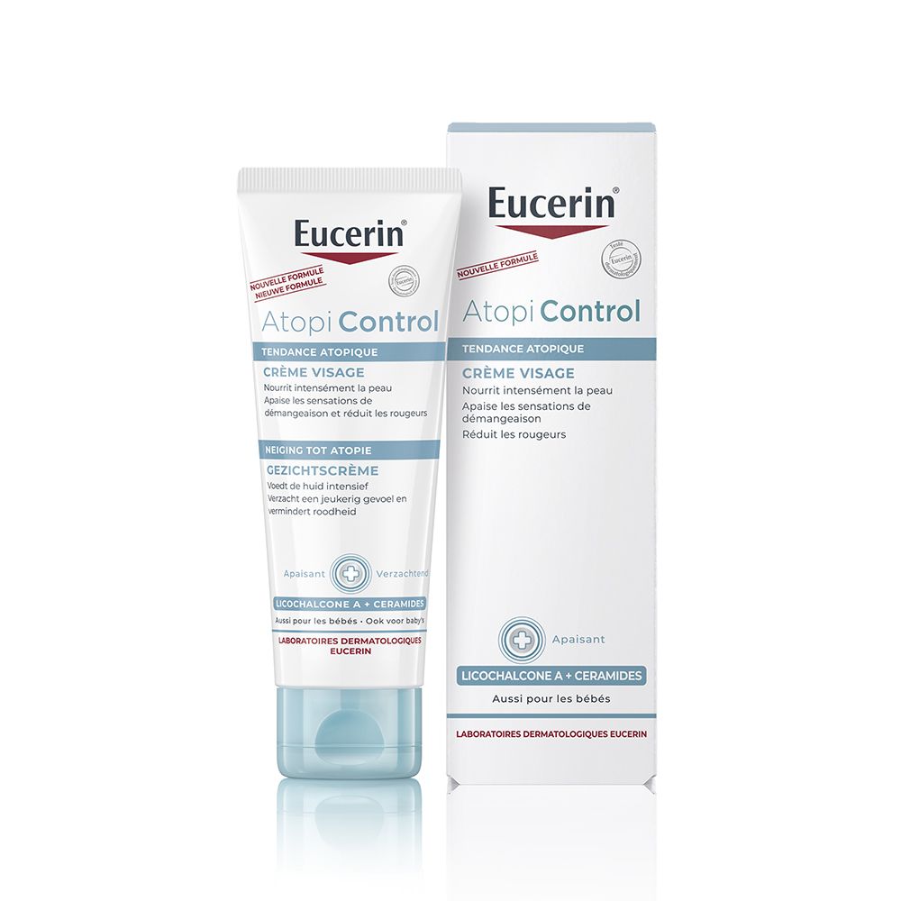 Eucerin Atopicontrol Crème Visage Calmante Peau Atopique 50 Ml