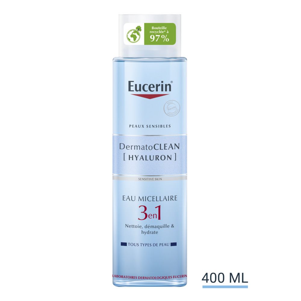 Eucerin Dermatoclean [Hyaluron] Eau Micellaire 3 En 1 Peau Sensible Lotion(S) 400 Ml