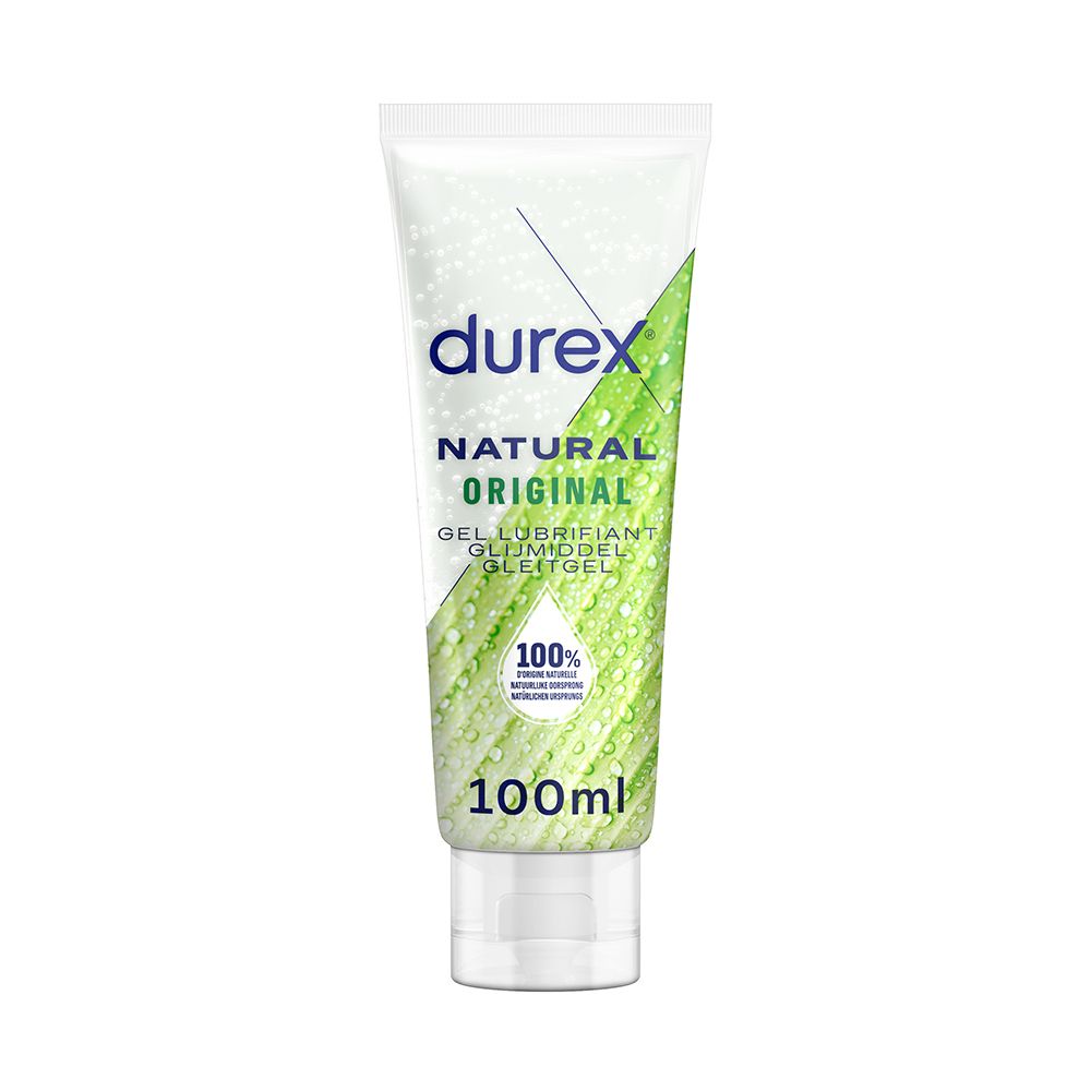Durex Gel Lubrifiant 100% d'origine Naturelle - Formule Originale 100ml Lubrifiant(S) 100 ml