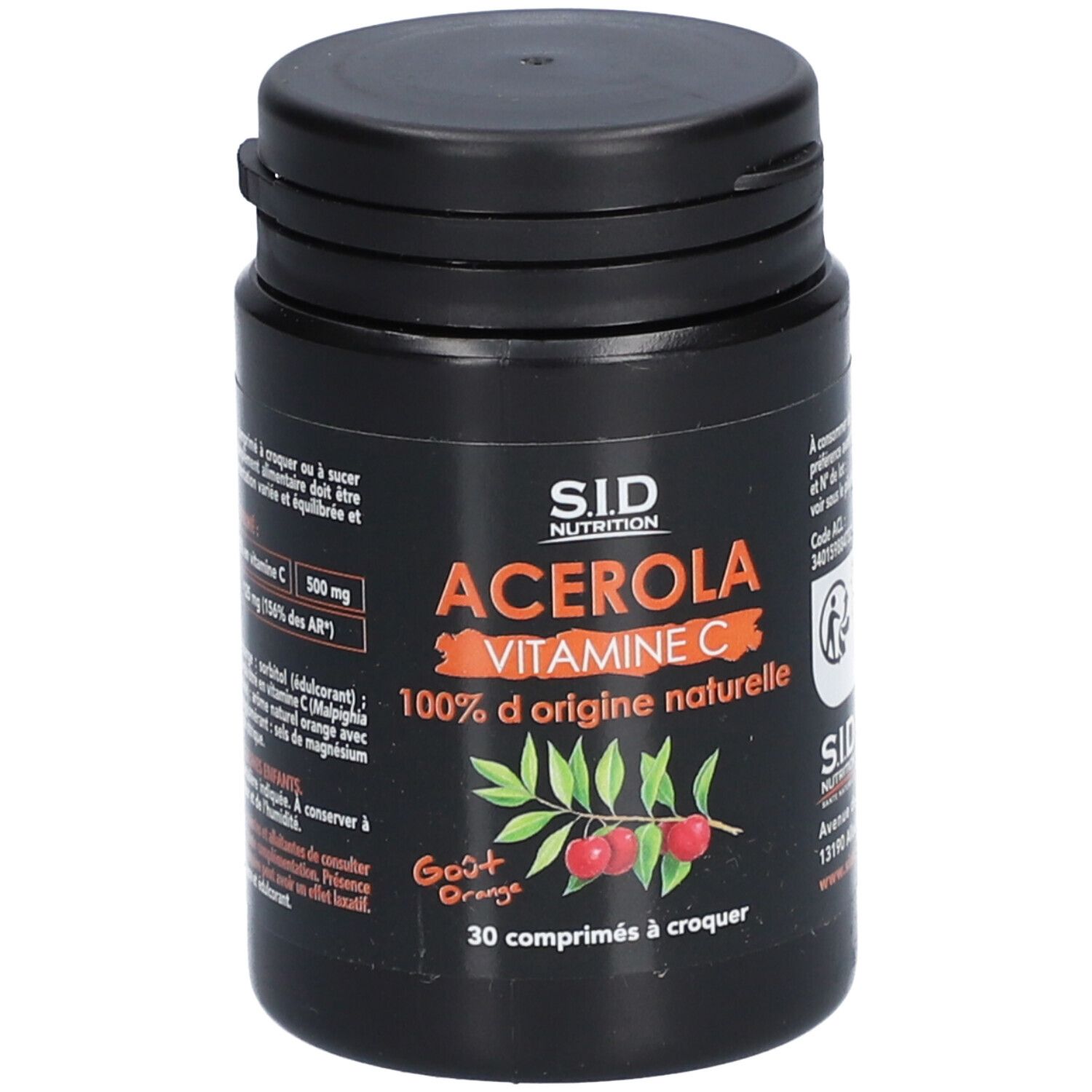 SID Nutrition Acerola Vitamine C 30 pc(s) Capsule(S)