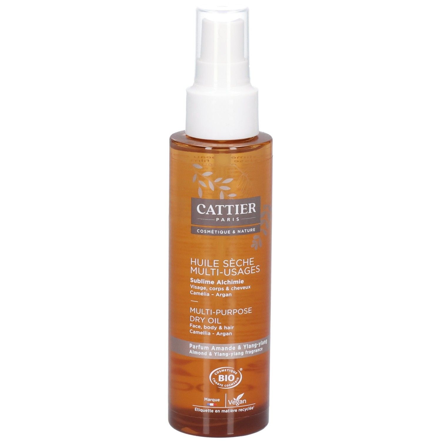 Cattier Huile Sèche Multi-Usages 100 Ml