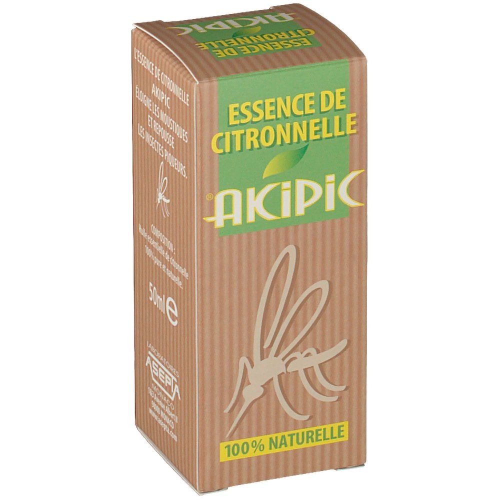Asepta Akipic Essence de Citronnelle Pure 50 ml Huile