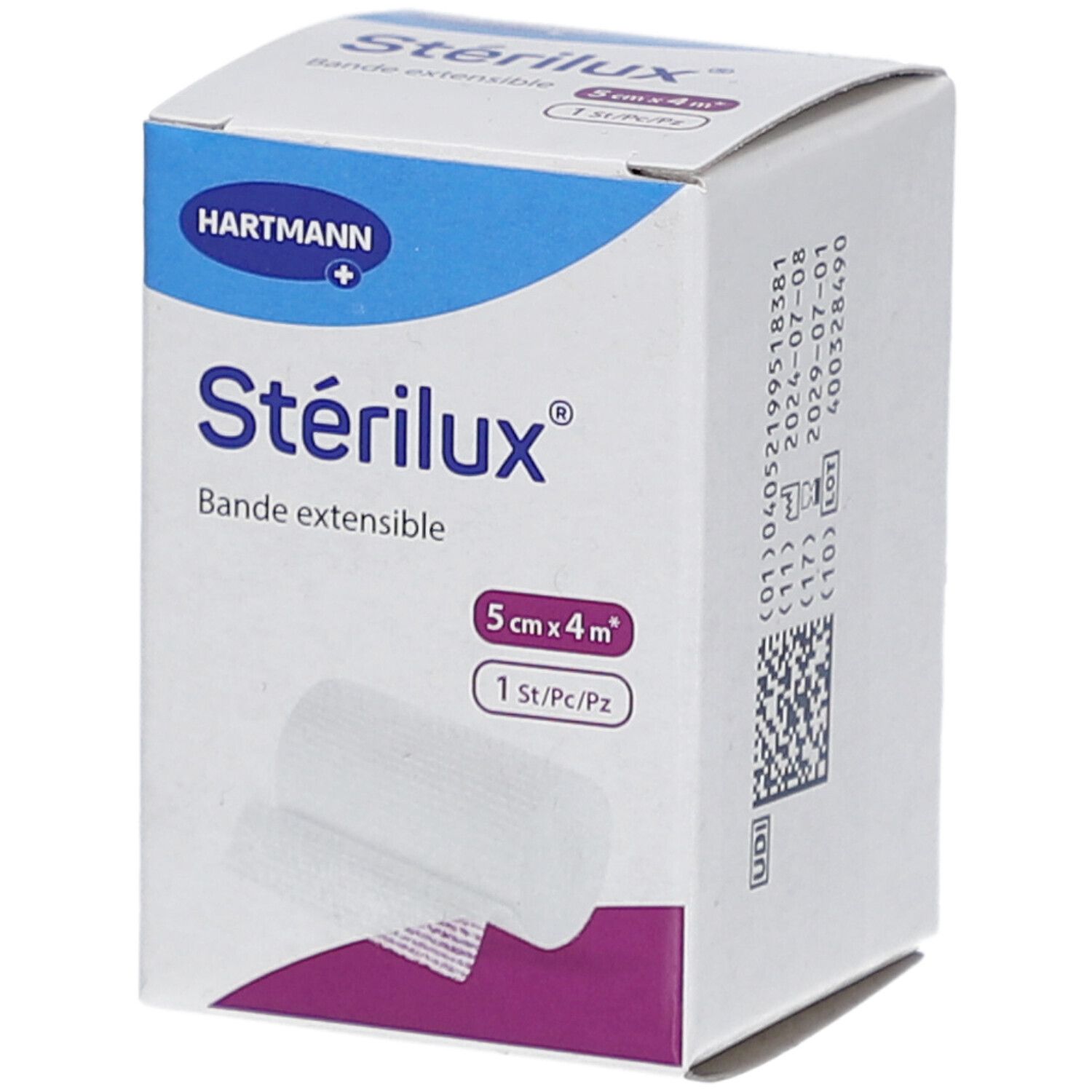 Stérilux Bande extensible 5 cm x 4 m 1 pc(s) Serviette hygienique