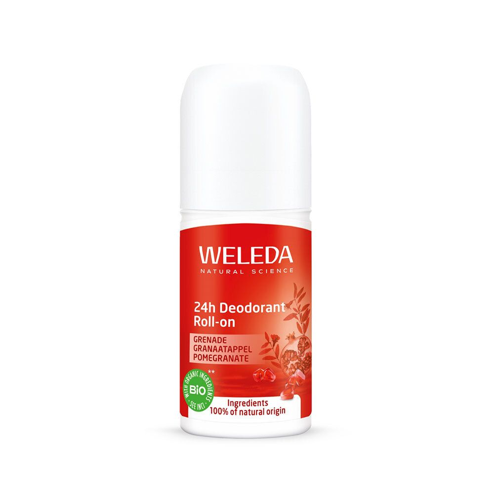 Weleda Grenade Déodorant Roll-On 24H Rouleau 50 Ml