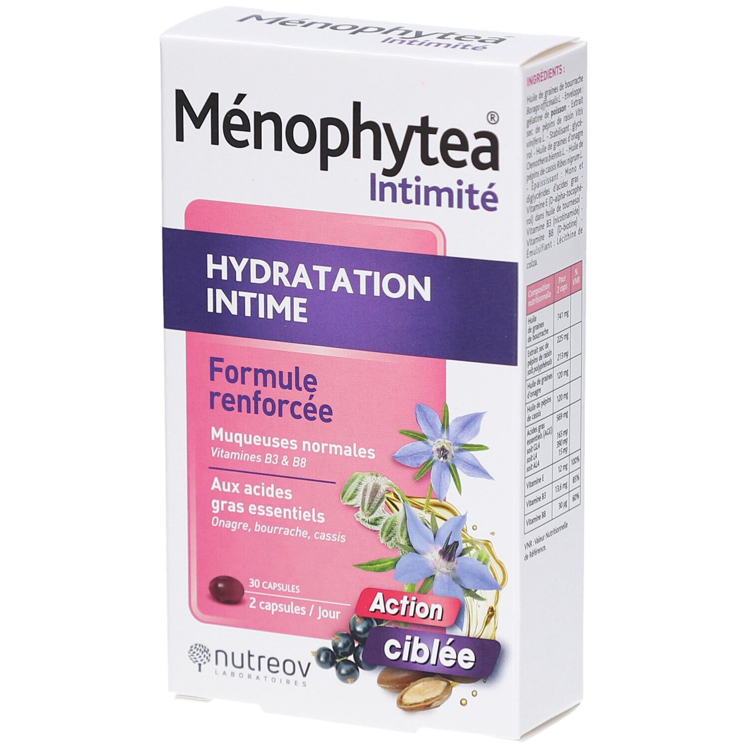 Ménophytea Nutreov Physcience Ménophytea® Hydratation Intime Capsule(S) 30 Pc(S)
