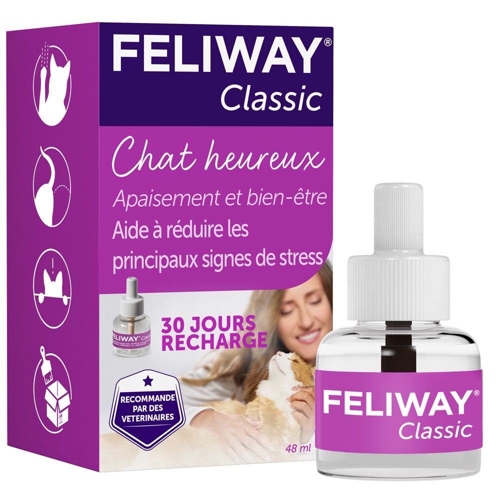 Feliway Classic - Anti-Stress Pour Chat 1 Recharge 30 Jours Accessoire(S) 48 Ml Enfants