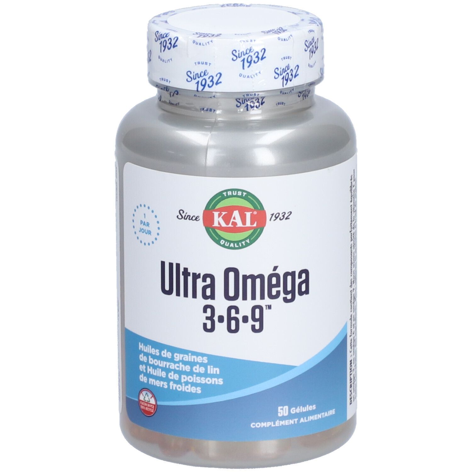 KAL Ultra Oméga 3-6-9 50 pc(s) Capsule(S)