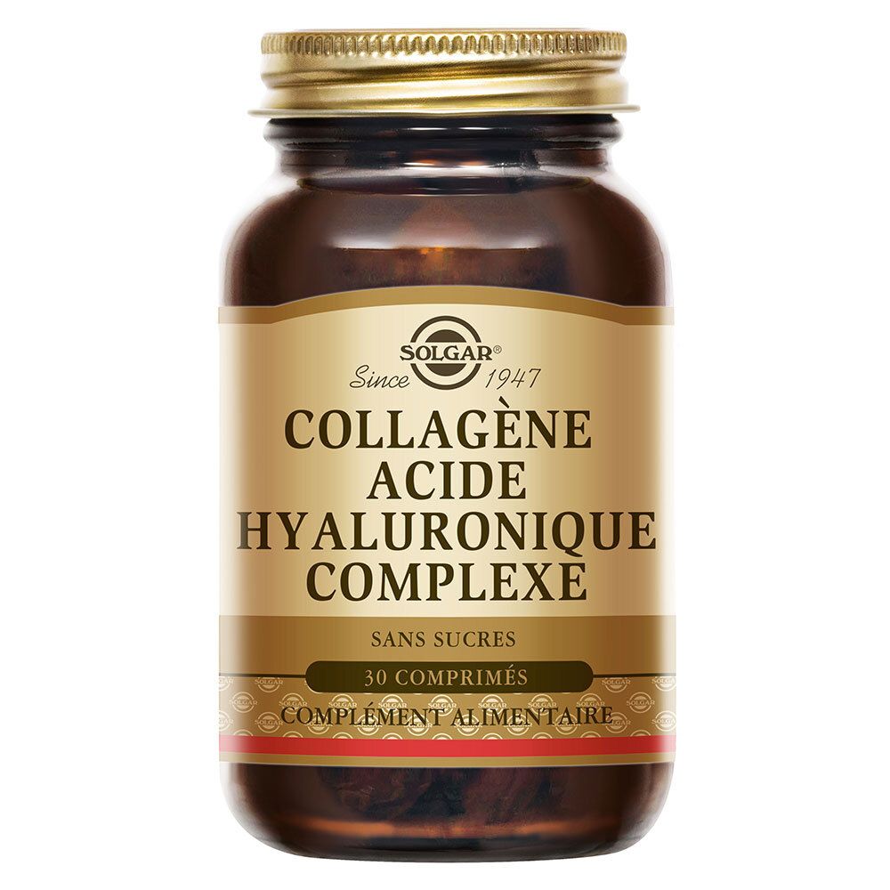 Solgar Collagène Acide Hyaluronique Complexe Beauté Peau 30 Comprimés - Image 7