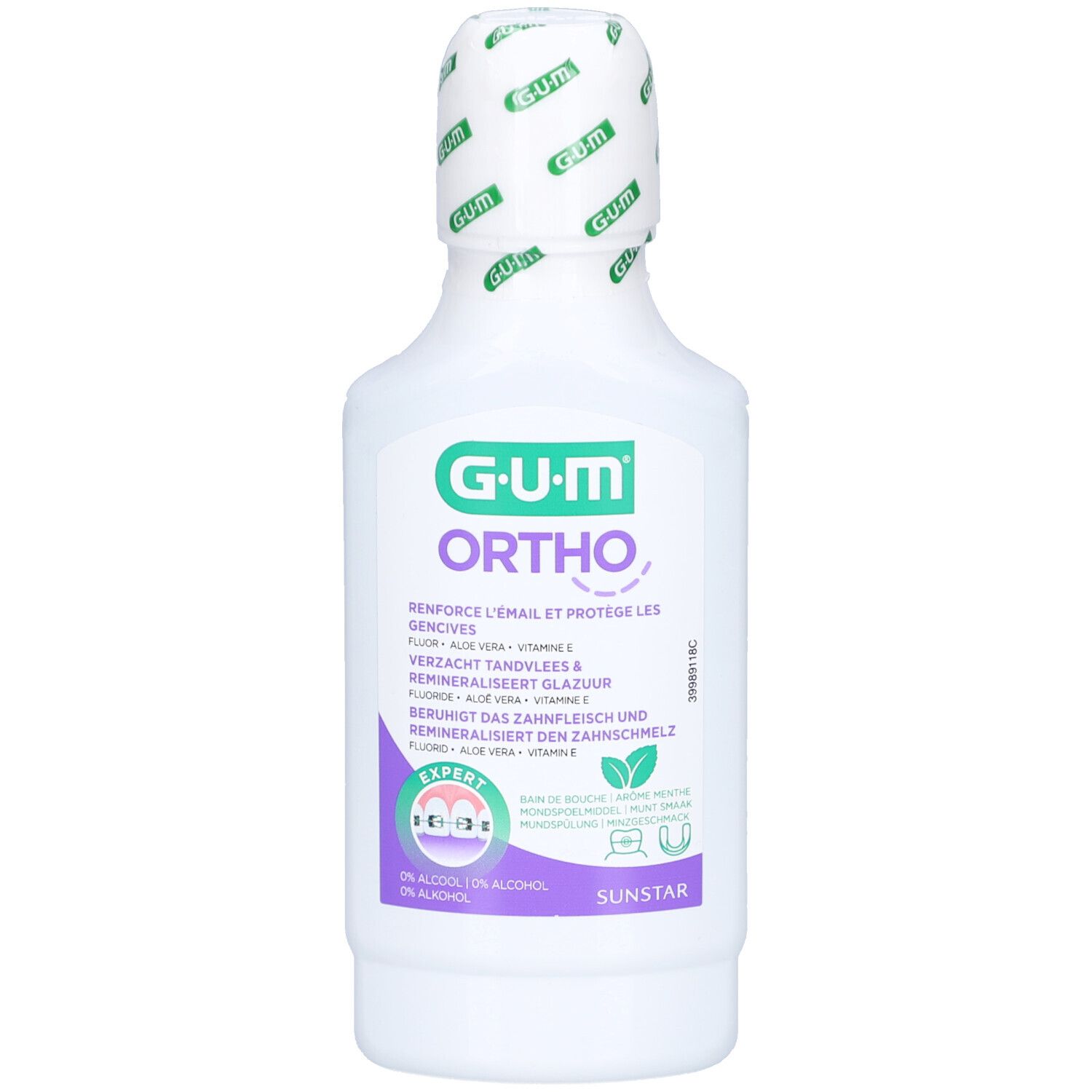 Gum Gum® Ortho Bain De Bouche De 300 Ml