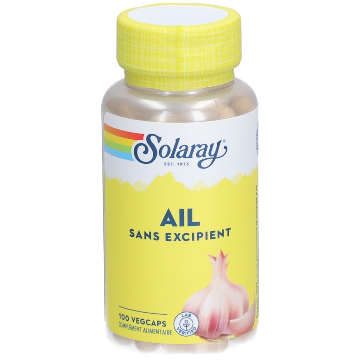 Solaray Ail Sans Excipient 100 pc(s) Capsule(S)
