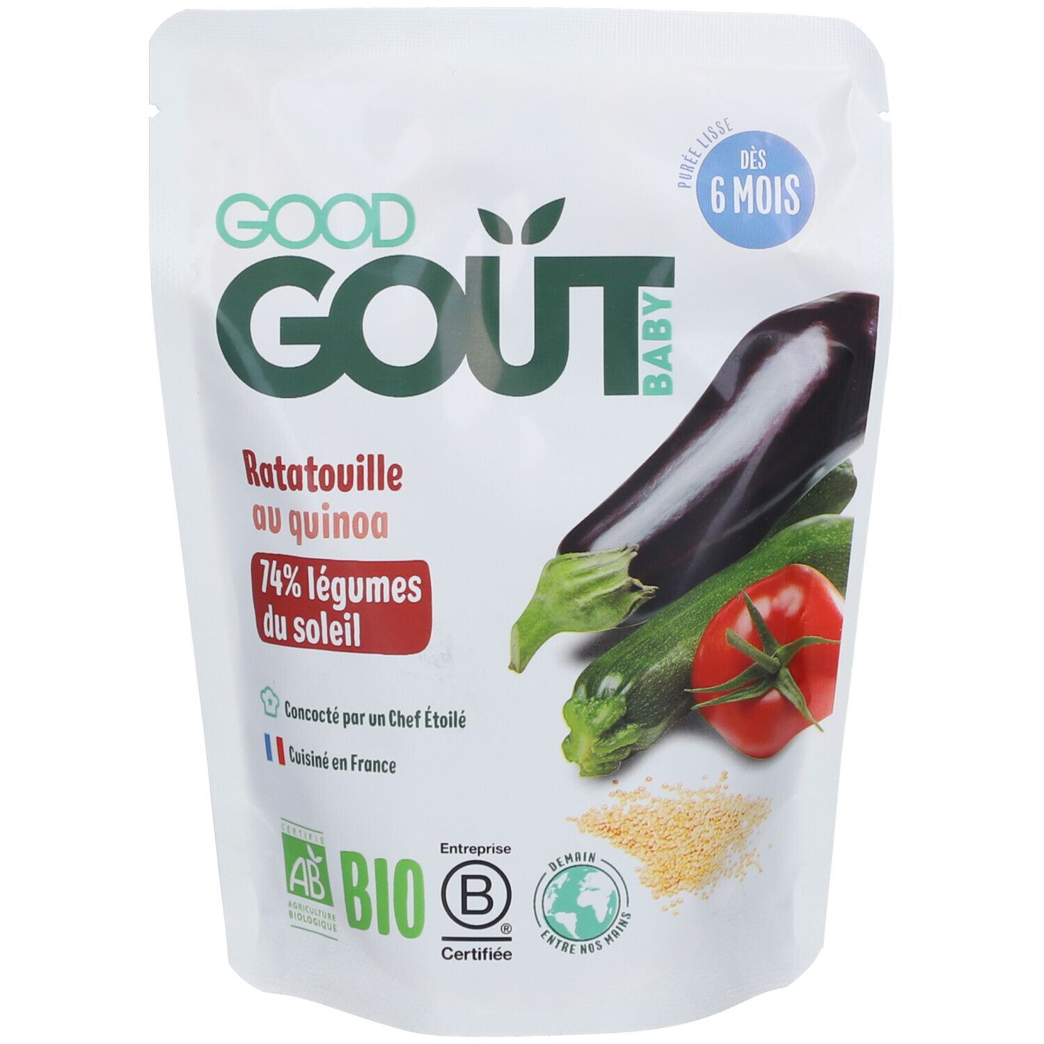 GOOD GOÛT Ratatouille au Quinoa Aliment 190 g