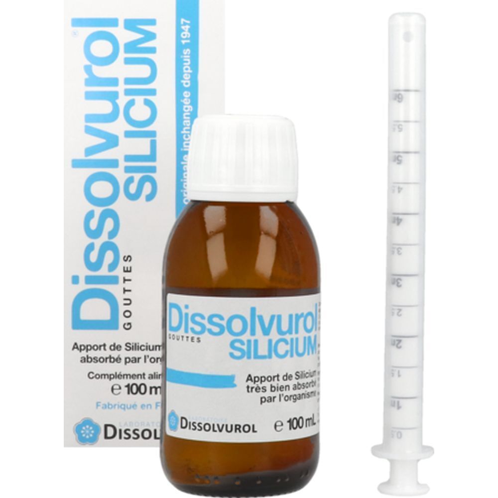 Dissolvurol Silicium Complément Liquide Hautement Assimilable Solution Orale 100 Ml