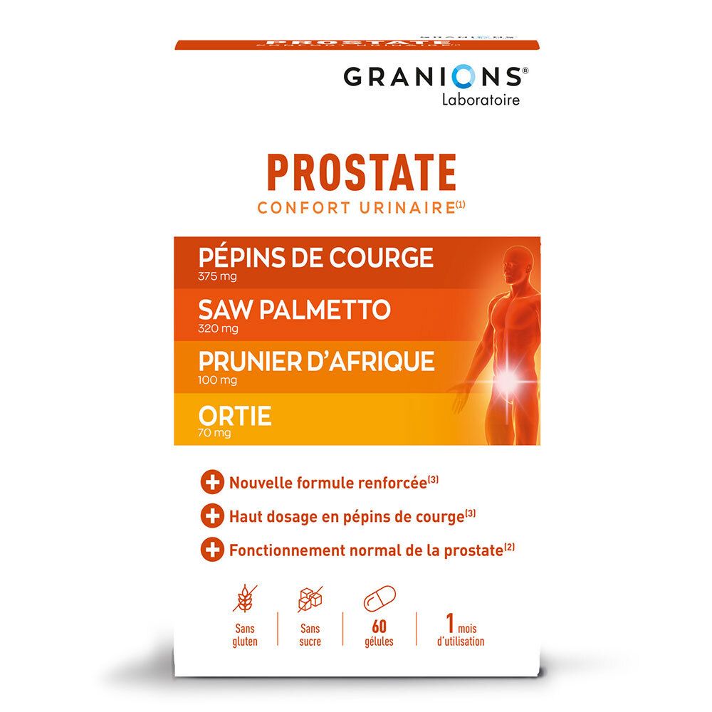 Granions Granions® Prostate Confort Urinaire Capsule(S) 40 Pc(S) Enfants