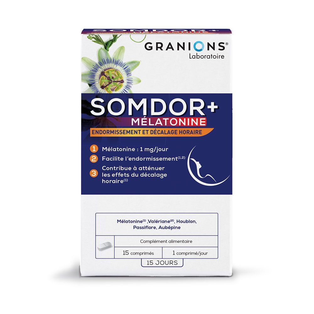 Granions Granions® Somdor+ Mélatonine Comprimé(S) 15 Pc(S) Enfants