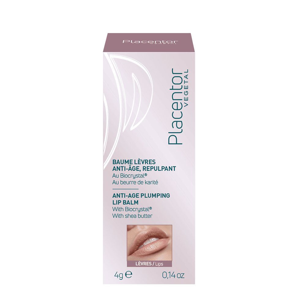 Placentor Vegetal Baume Lèvres Anti-Âge, Repulpant Baume 4 G