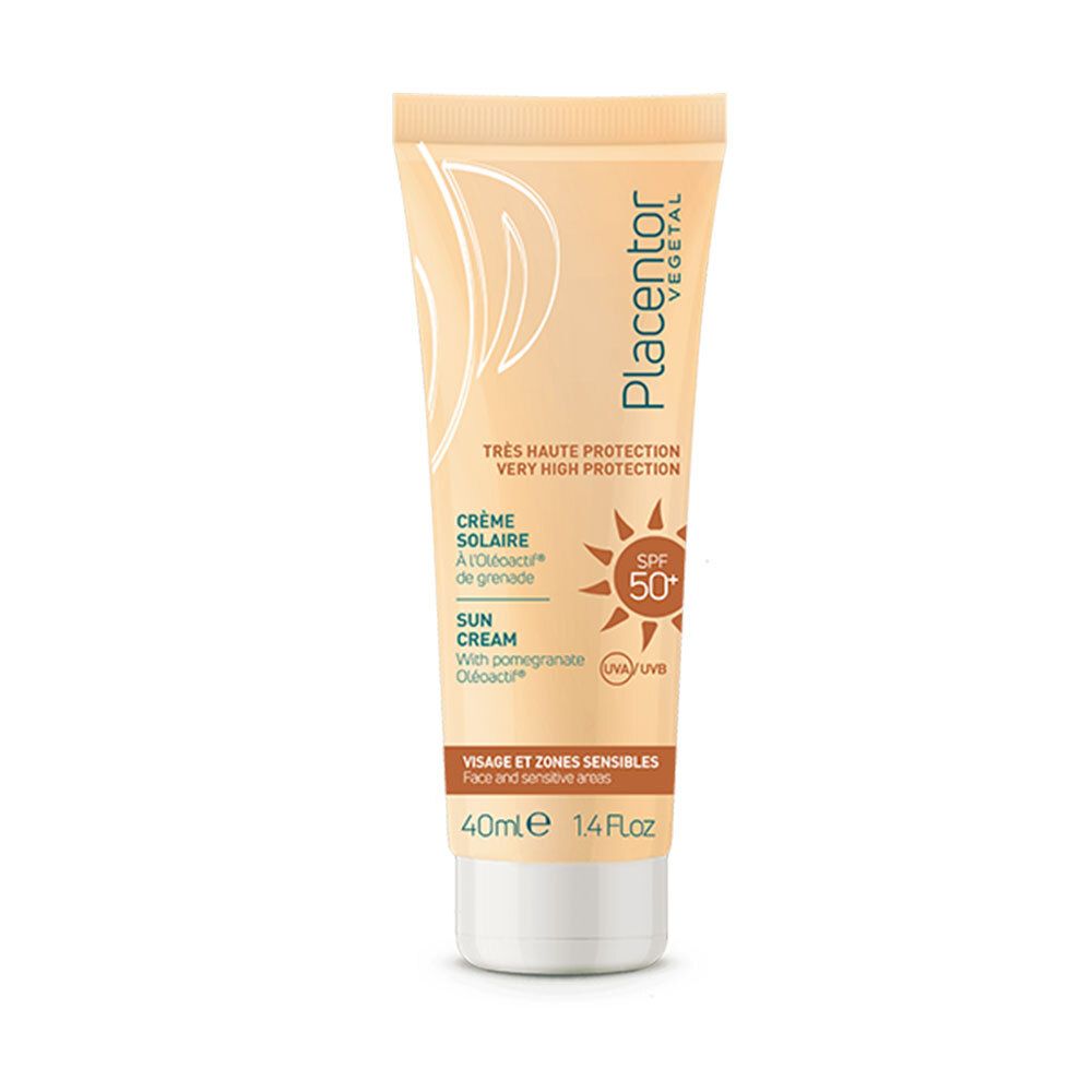 Placentor VEGETAL CRÈME SOLAIRE SPF 50+ 40 ml Crème Pour La Peau