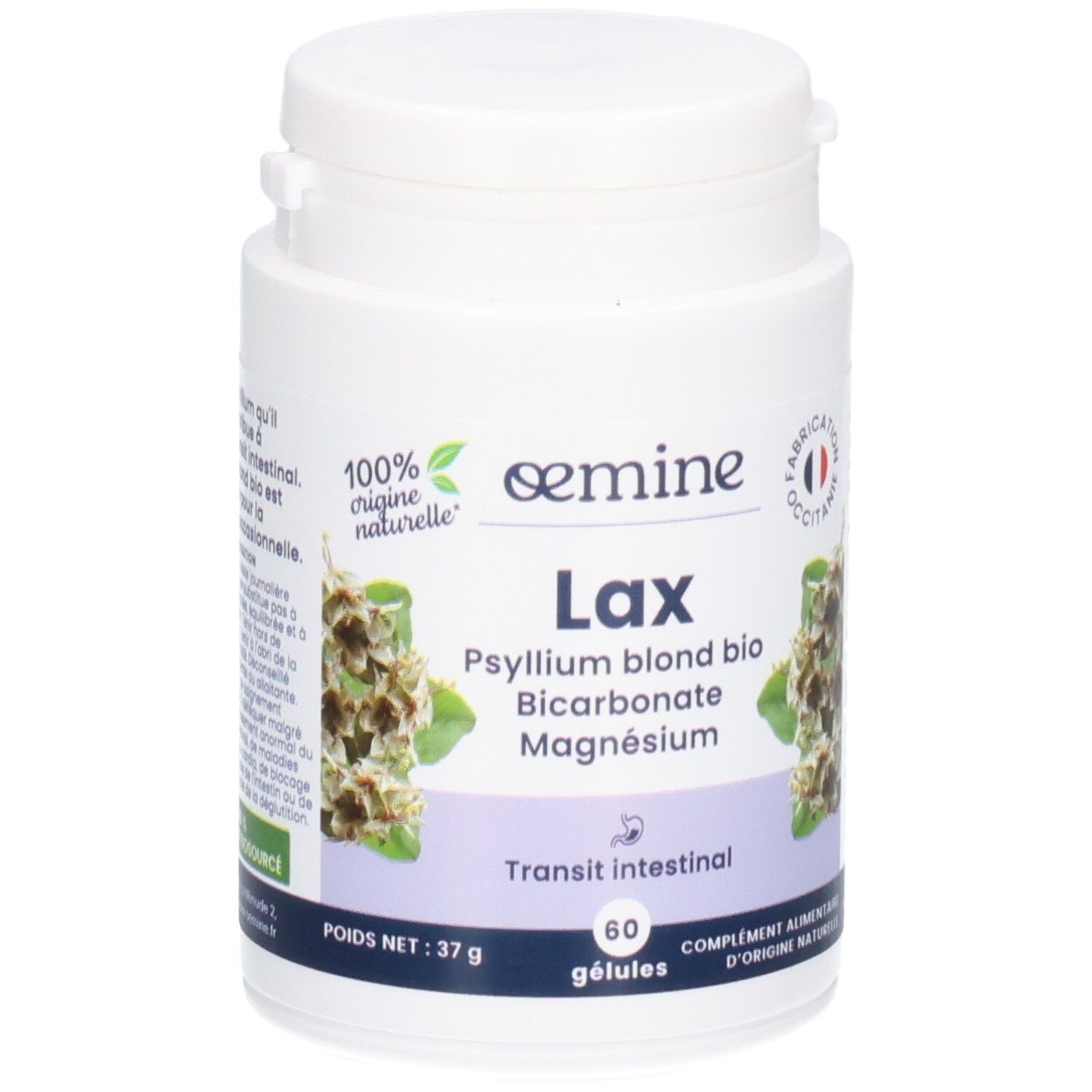 Pdm To Be Maintained Oemine Lax Psyllium Blond Capsule(S) 60 Pc(S) Enfants